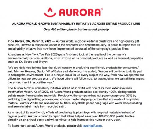 auroraworld inc